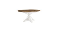 Table a diner ronde avec extension Provence